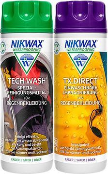 Nikwax Set Tech Wash & TX.Direct Wash-In 2 x 300 ml (2 Cicli di lavaggio, Liquida)
