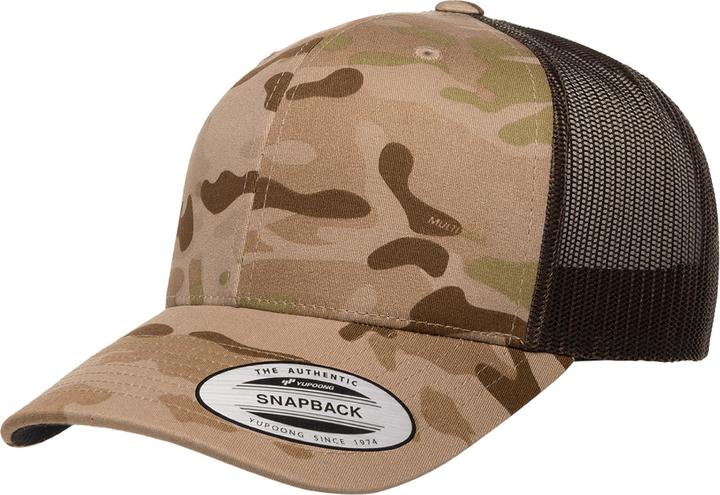 Flexfit Multicam Retro Trucker Kappe (One Size)