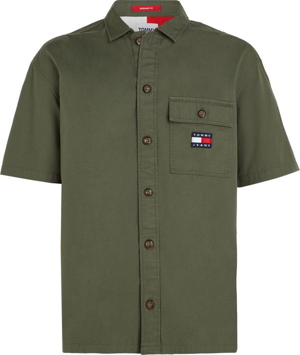 Produktbild Tommy Hilfiger Tommy Jeans Classic Solid Overshirt Kurzarmhemd - 86449 (M)