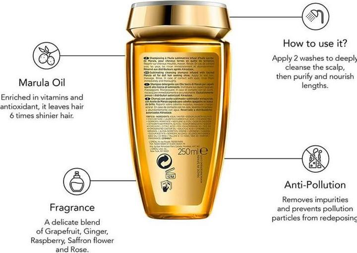 Image du produit Kérastase Elixir Ultime Bain Elixir Ultime (250 ml, Shampoing liquide)