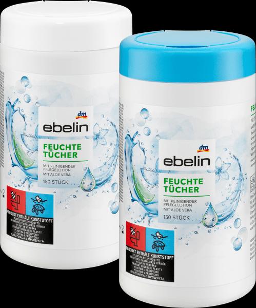 Produktbild dm ebelin feuchte Tücher Ovaldose