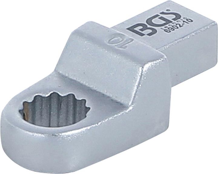 Actual product image BGS Push Fit Ring Spanner | 10 mm | Square Size 9 x 12 mm (10 mm)