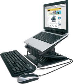 Immagine prodotto Hamlet Kit Tiramisù piattaforma per Notebook con tastiera e mouse usb