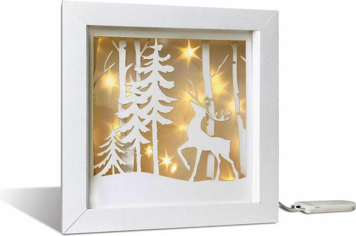 Actual product image Ursus Craft kit Shadow Box Winter Forest, 19 x 19 cm, 1 piece