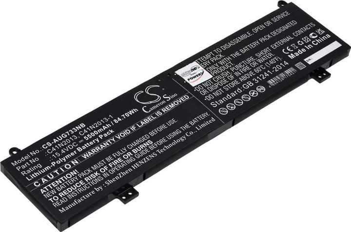 Image du produit AccuCell Batterie Asus ROG Strix G15 G513, TUF Gaming F15 FX507ZM, type C41N2013 (5500 mAh)