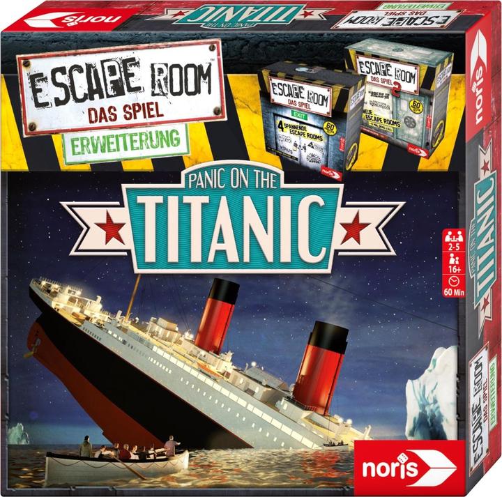 Actual product image Noris Escape Room Panic on the Titanic Extension (German)