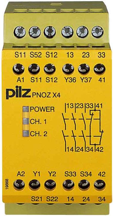 Immagine prodotto Pilz 774736 PNOZ X4 120VAC 3n/o 1n/c