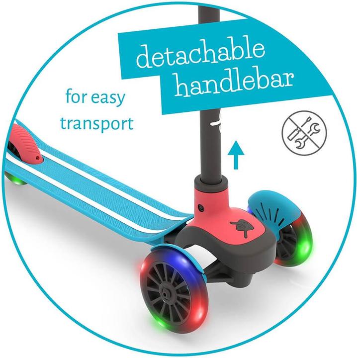 Image du produit Chillafish Scotti GLOW Trottinette à 3 roues avec frein et lumières LED