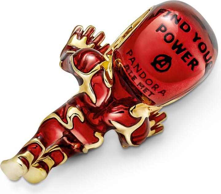 Image du produit Pandora Marvel The Avengers Iron Man (Plaqué or, Émail)