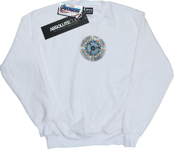 Avengers Endgame Tony Stark Herz Sweatshirt