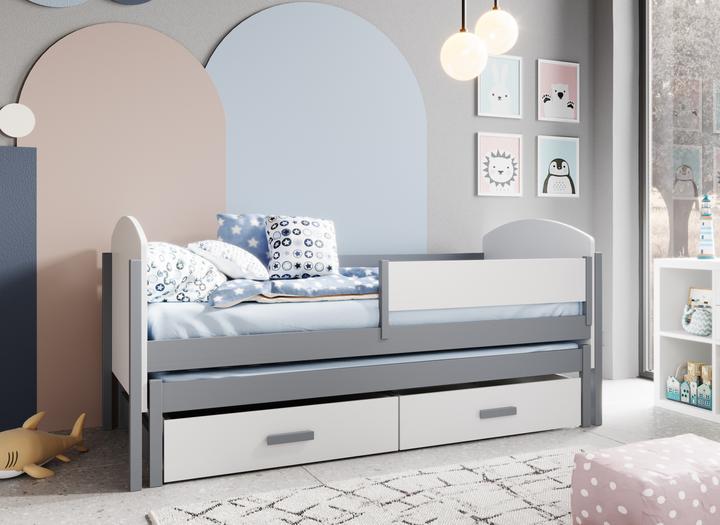 Produktbild ADRK Furniture Kinder-Doppelbett Olen 180x80 mit Matratze (180 x 80 cm)