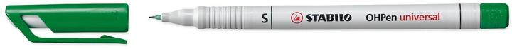 Actual product image STABILO Foil pen - OHPen universal - water-soluble superfine - pack of 10 - green (Green, 0.40 mm, 10 x)