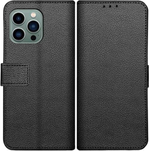 Image du produit Just in Case Housse de livre en cuir noir Apple iPhone 14 Pro (Apple iPhone 14 Pro)