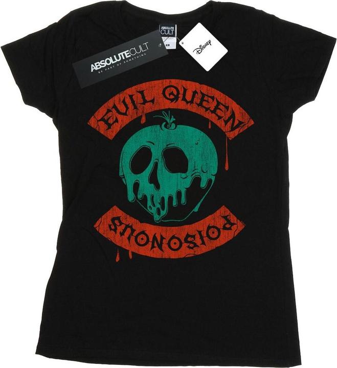 Actual product image Disney Womens/Ladies Poisonous Skull Apple Cotton T-Shirt (S)