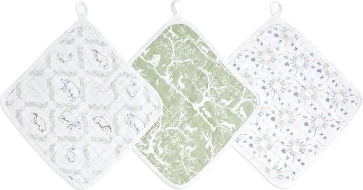 Image du produit aden + anais 3 pack cotton muslin washcloth set