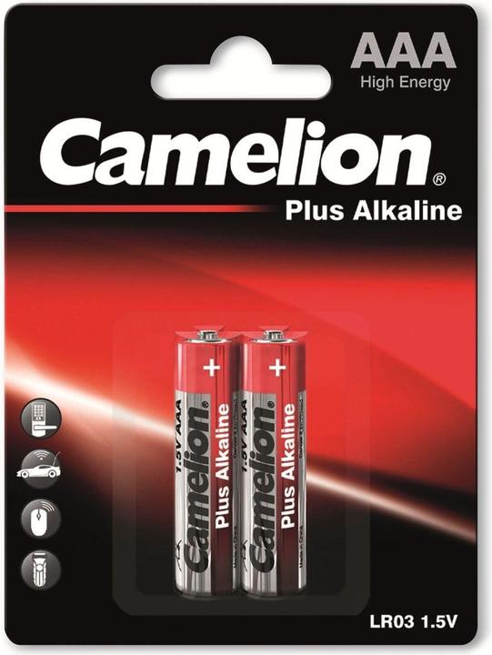 Produktbild Camelion Batterie Plus Alkaline LR03 Micro AAA (2 St.) (2 Stk., AAA, 1250 mAh)