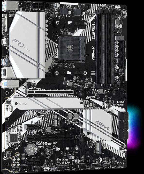 Produktbild AsRock B550 Pro4 (AM4, AMD B550, ATX)