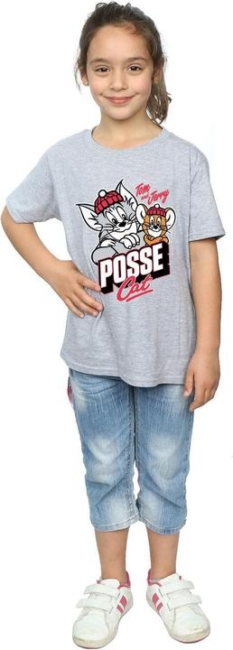 Immagine prodotto Tom & Jerry Posse Cat Maglietta Ragazze (140, 146)