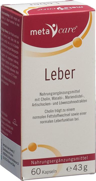 Meta Care Leber Kapsel (60 Stück, Kapseln, 78 g)