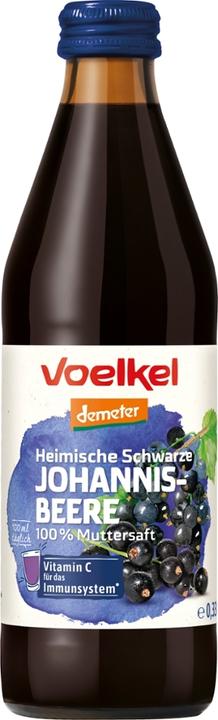 Produktbild Voelkel Johannisbeersaft schwarz pur heimisch DEMETER