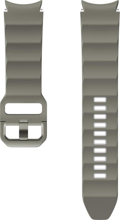 Actual product image Samsung Rugged Sport Band 20mm M/L - grey (20 mm, Fluoroelastomer, Galaxy watch 4 (40mm))