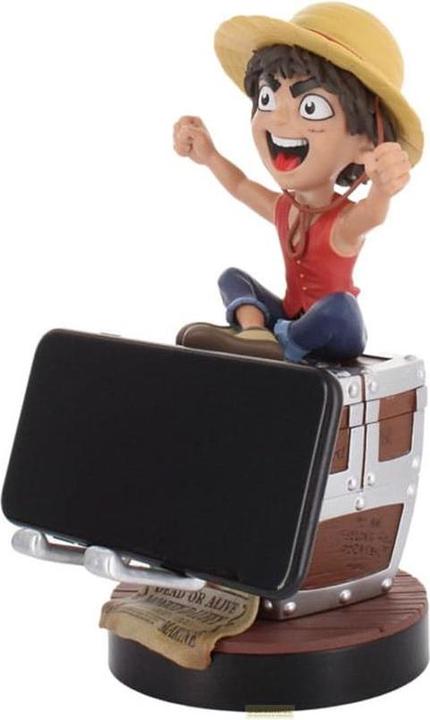 Image du produit Exquisite Gaming One Piece Cable Guys Porte-charge Monkey D. Ruffy Wanted Poster 21 cm
