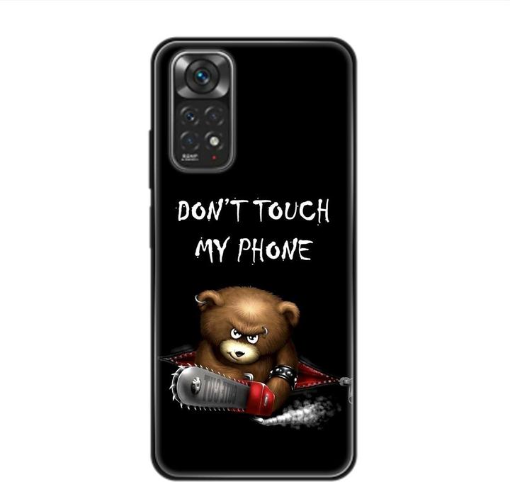 Dont Touch My Phone Bear Black