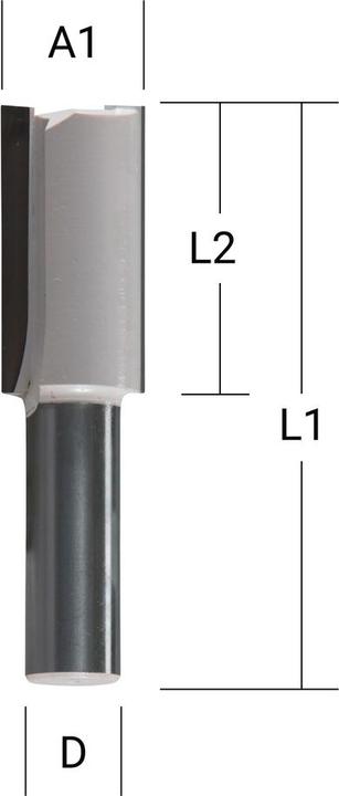 Image du produit Makita Fraise à rainurer à deux tranchants12mm