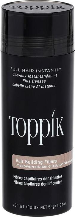Toppik Hair Building Fibers - Light Brown 55 gr (Lichtbruin)