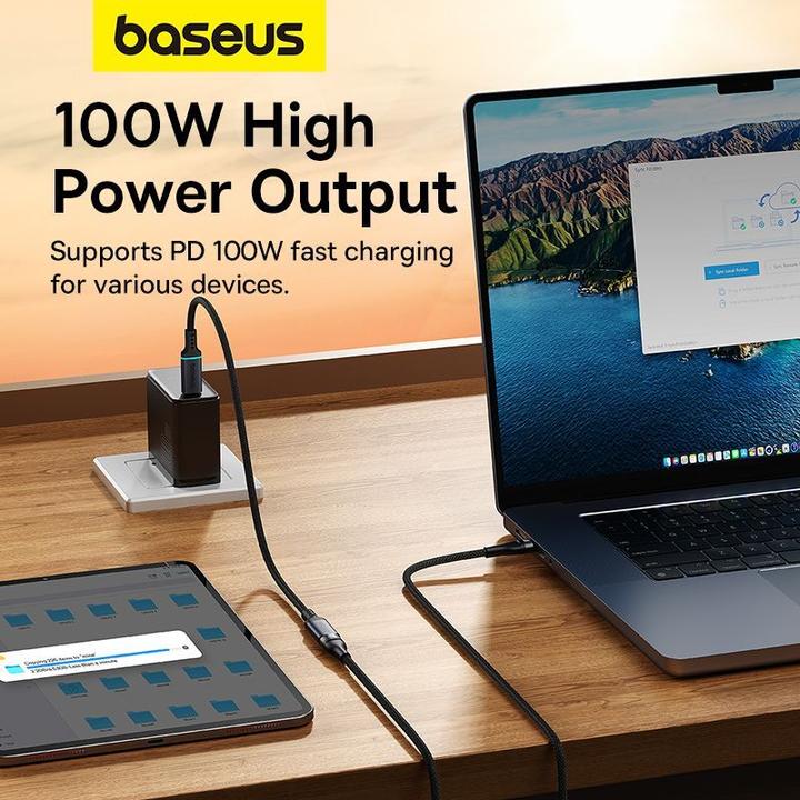 Actual product image Baseus USB C - USB C (0.50 m, USB 3.2 Gen 1)