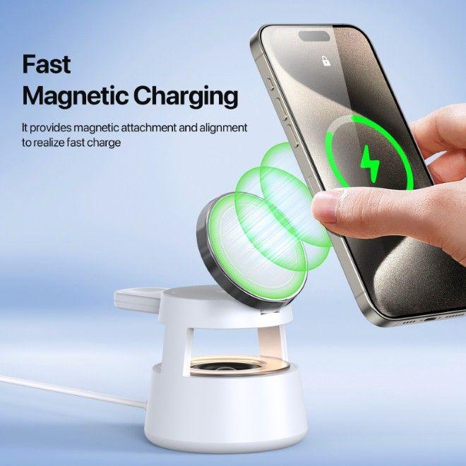Produktbild Duzzona W23 Series Wireless Charger mit Bluetooth Lautsprecher (15 W)