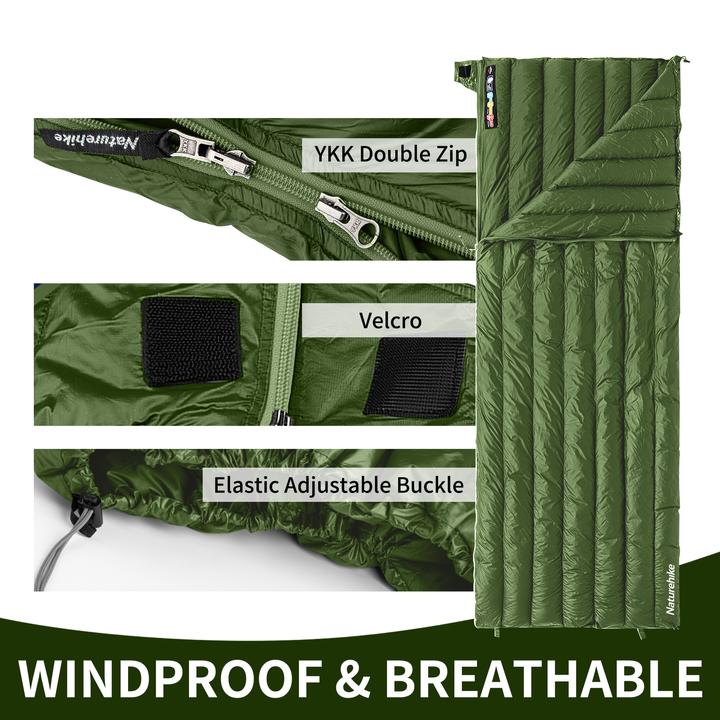 Image du produit Naturehike Sac de couchage CWM295 enveloppe CNK2300SD013-bleu marine