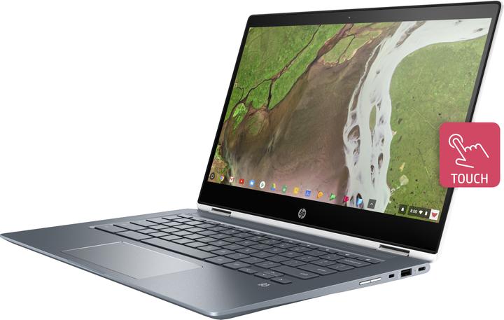 Actual product image HP Chromebook x360 14-da0000ng (14", Intel Pentium Gold 4417U, 4 GB, DE)