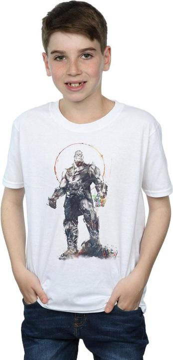 Actual product image Boys Avengers Infinity War Thanos Sketch T-Shirt (152, 158)