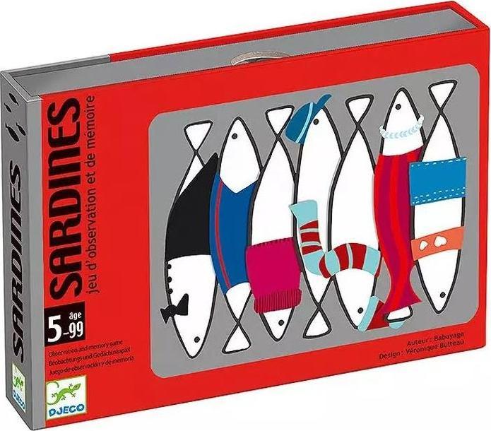 Actual product image Djeco Sardines (German, French, Italian, English)