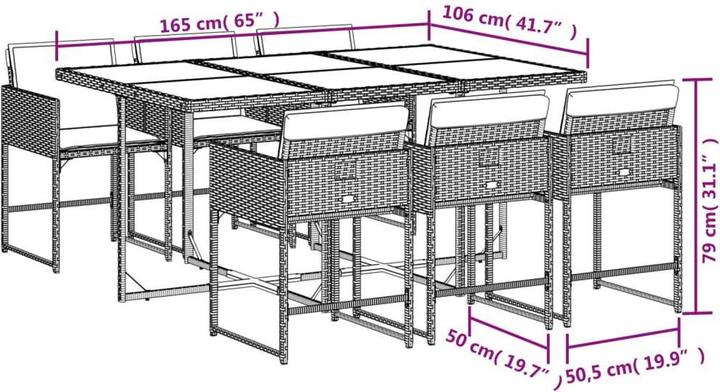Immagine prodotto VidaXL Teemu (106 cm)