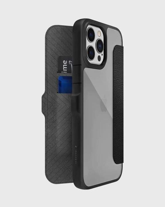 Actual product image Raptic iPhone 16 - Urban Folio schwarz - Outdoor Flip Etui (Apple iPhone 16)