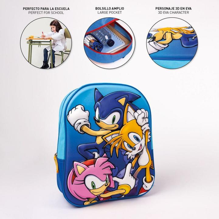 Actual product image Jakks Pacific Sonic 3D Backpack - Friends