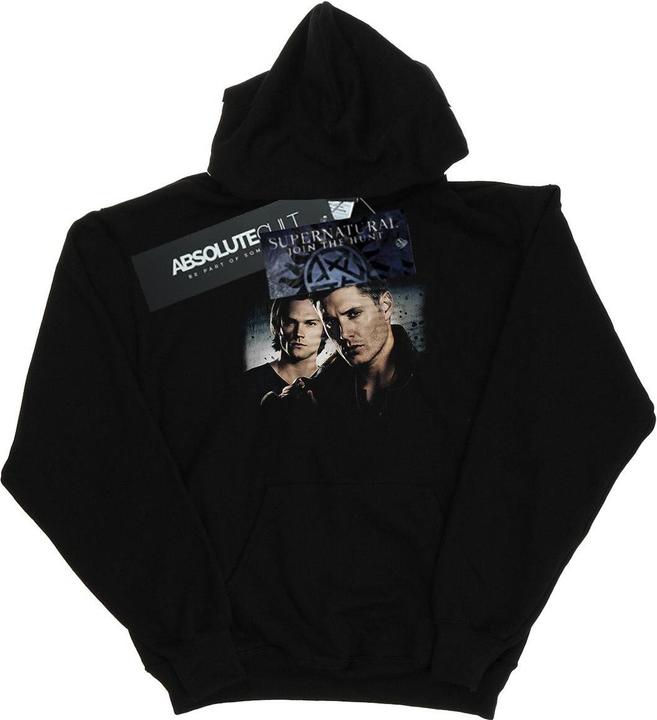 Actual product image Supernatural Mens Sam And Dean Poster Hoodie (S)
