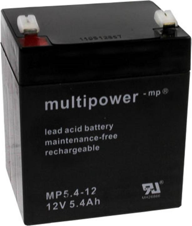 Actual product image Jewo Original lead-acid battery for Multipower MP5.4-12
