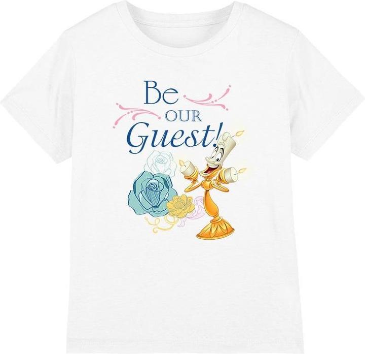 Immagine prodotto Beauty And The Beast Be Our Guest Maglietta Bambini (140)