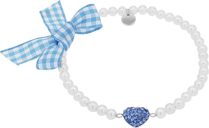Immagine prodotto Amor Bracciale da donna, argento 925, cristallo sintetico, perla conchiglia | cuore (18 cm, Argento 925)