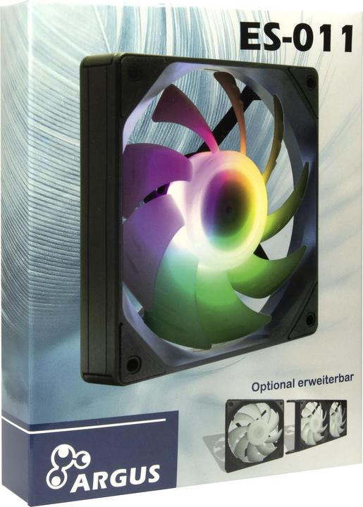 Produktbild Intertech Inter-Tech Fan Argus ES-011 LED, RGB (120 mm, 1 x)