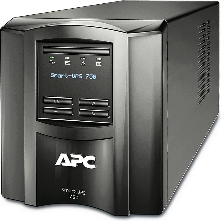 Produktbild APC Smart-UPS 750VA LCD US-Version Tower Smartslot USB with Smartconnect (750 VA, 500 W, Line-Interaktiv USV)