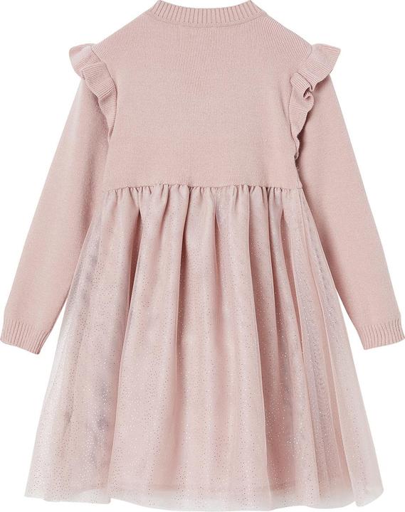 Immagine prodotto Vertbaudet Vestito festivo da bambina in maglia con tulle (158)