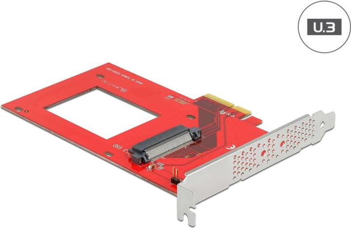 Delock Adaptateur de bus hôte PCI-Express x4 - 1x U.3 SFF-8639