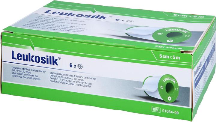 Produktbild BSN LEUKOSILK 5MX5CM, 6 St PFL (6 x)