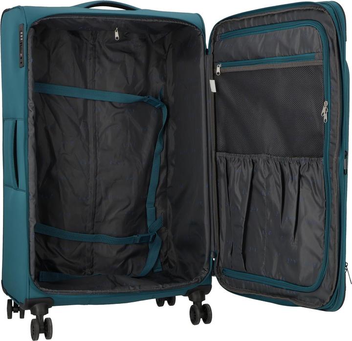Produktbild D&N Travel Line 9504 4 Rollen Trolley L 76 cm mit Dehnfalte (102 l, L (90 - 115l))