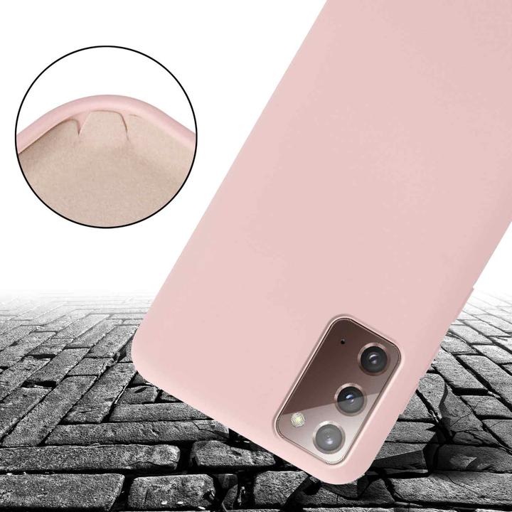 Actual product image Cadorabo TPU Cover Mobile Phone Chain Liquid (Samsung Galaxy Note 20)