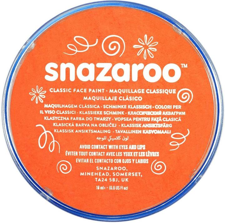 Produktbild Snazaroo Schminkfarbe Blister 18 ml, Orange